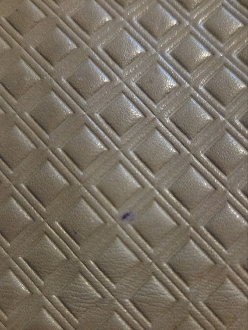 Tory Burch Beige/Nude Quilted Zip Wristlet with Logo